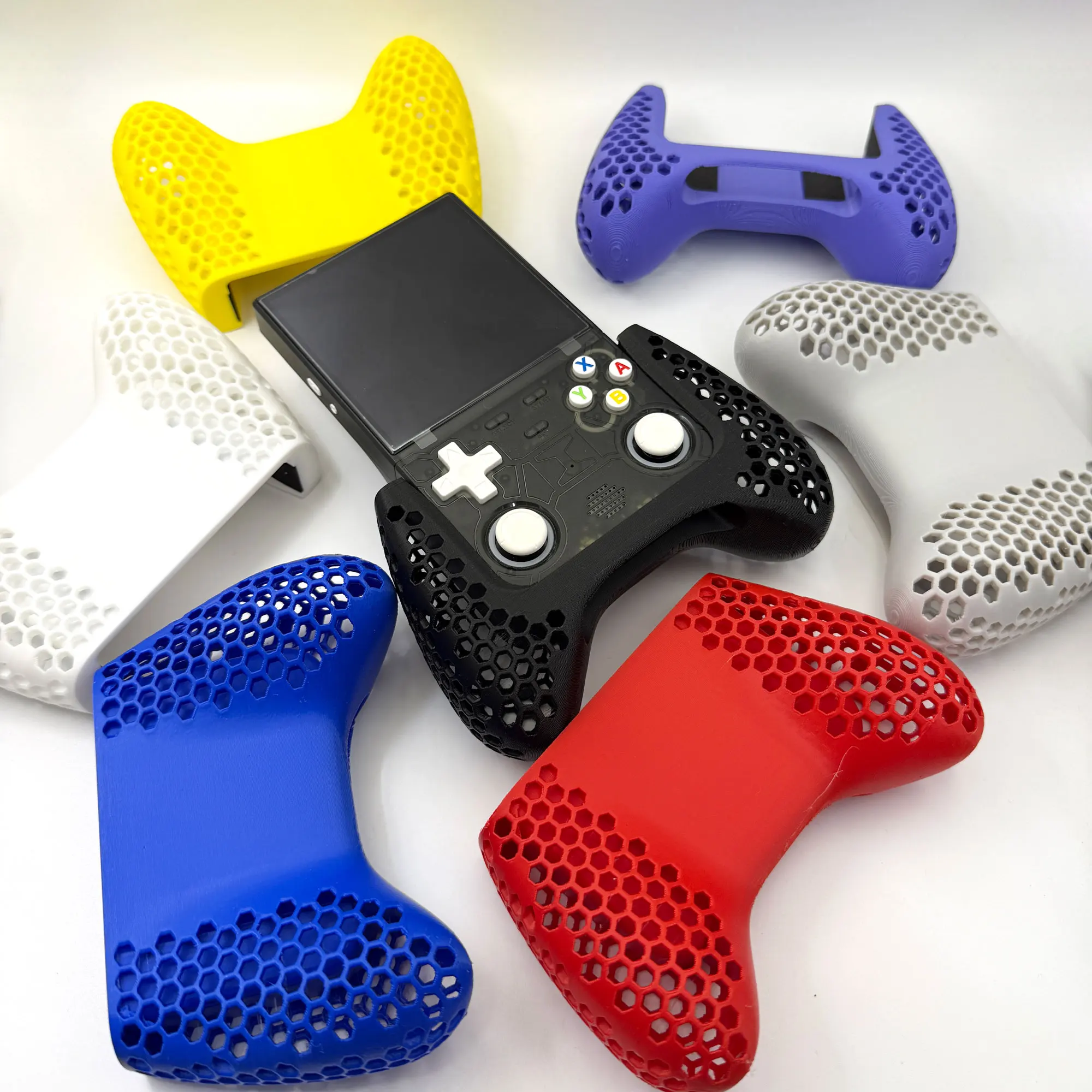 R36Ultra Grip Hollow Design Delivers More Comfortable Holding Experience 3D Printed Grip For R36 Ultra Console DIY Accessories
