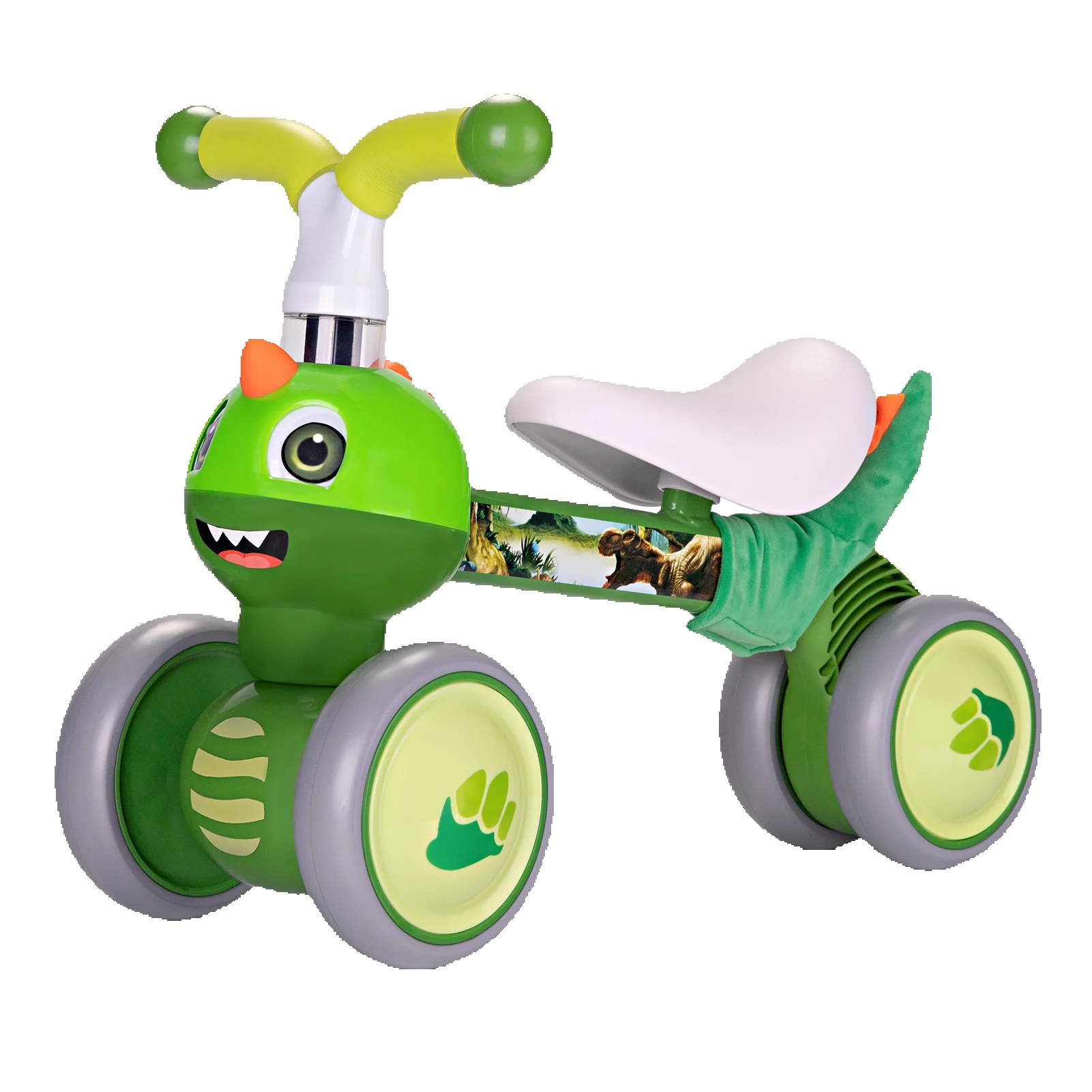 Baby Balance Bike 1 2 3 Years Old Boys Girls Toddler Ride on Toys for 1 Year Old Baby Trike Garden Toys 1st Birthday Gift for Girls Boys Bike Walker No Pedals (Dinosaur) No Pedal Trike and Walker for Kids. Safe Garden Play Activity and First Birthday Gift