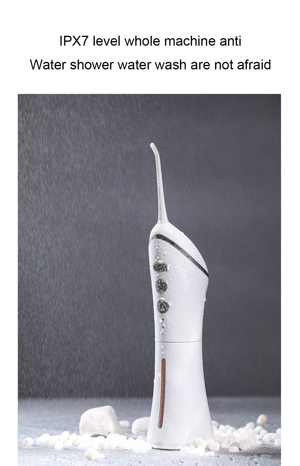 TINSOL Electric Water Flosser, High-Pressure Water Jet Flosser, Electric Toothbrush, USB Charging, Gum Care, Jet Dental Cleaner