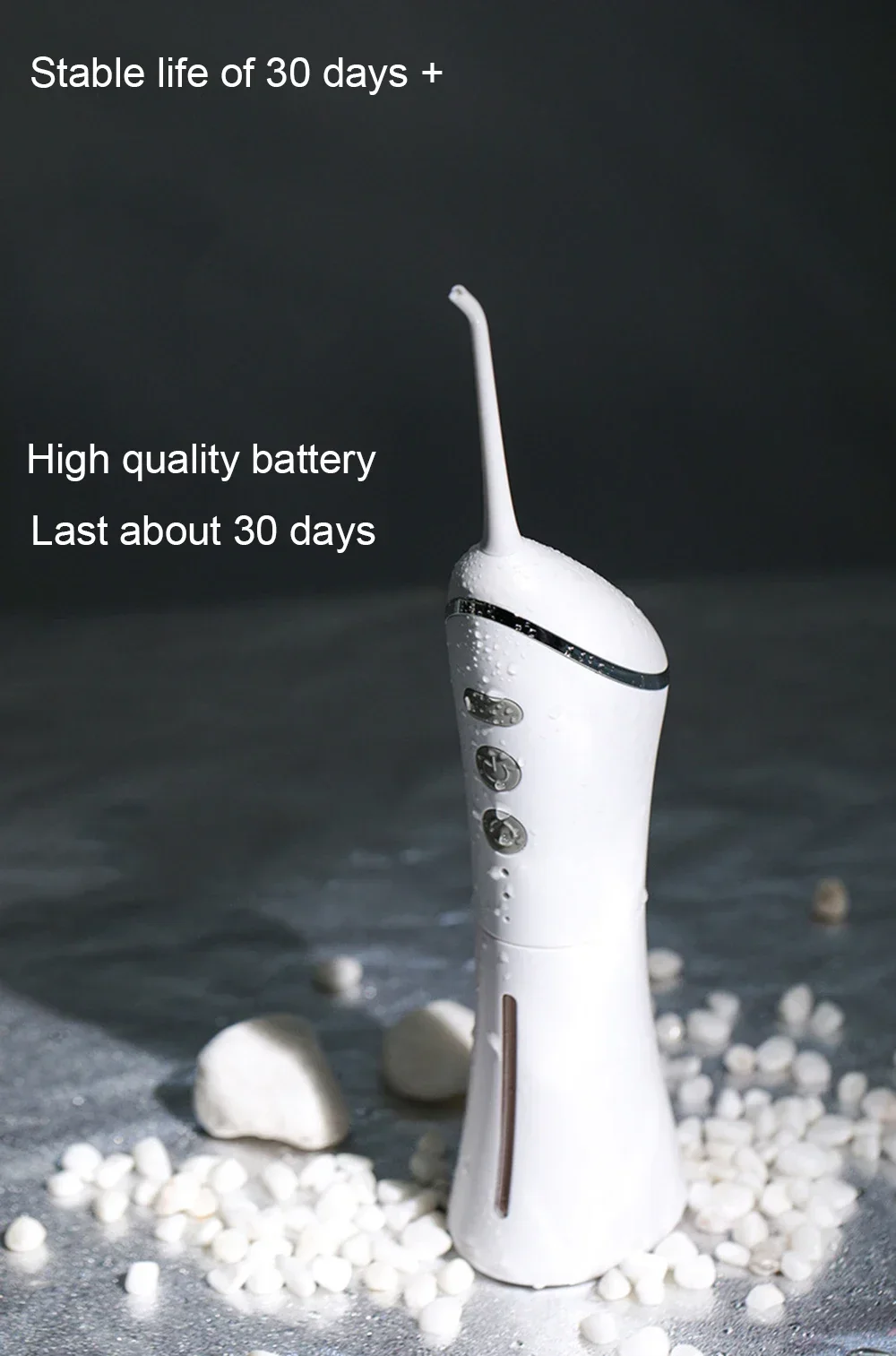 TINSOL Electric Water Flosser, High-Pressure Water Jet Flosser, Electric Toothbrush, USB Charging, Gum Care, Jet Dental Cleaner