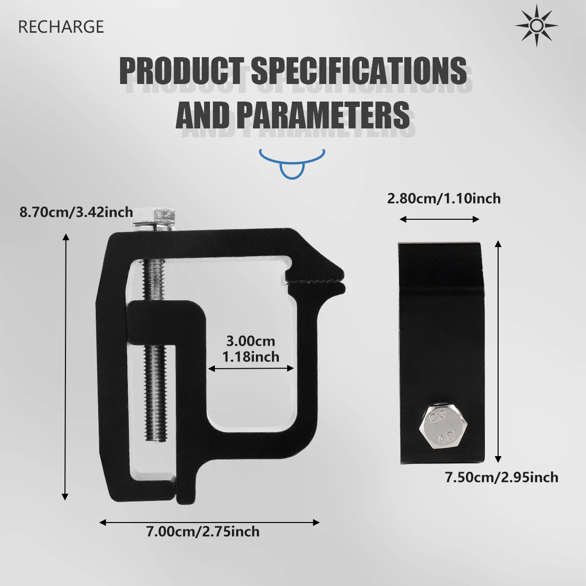General Purpose for Truck Top Cover Pickup Truck Camper Shell Mounting Clamp Fixed Mounting Bracket 1/2/4/6 pcs