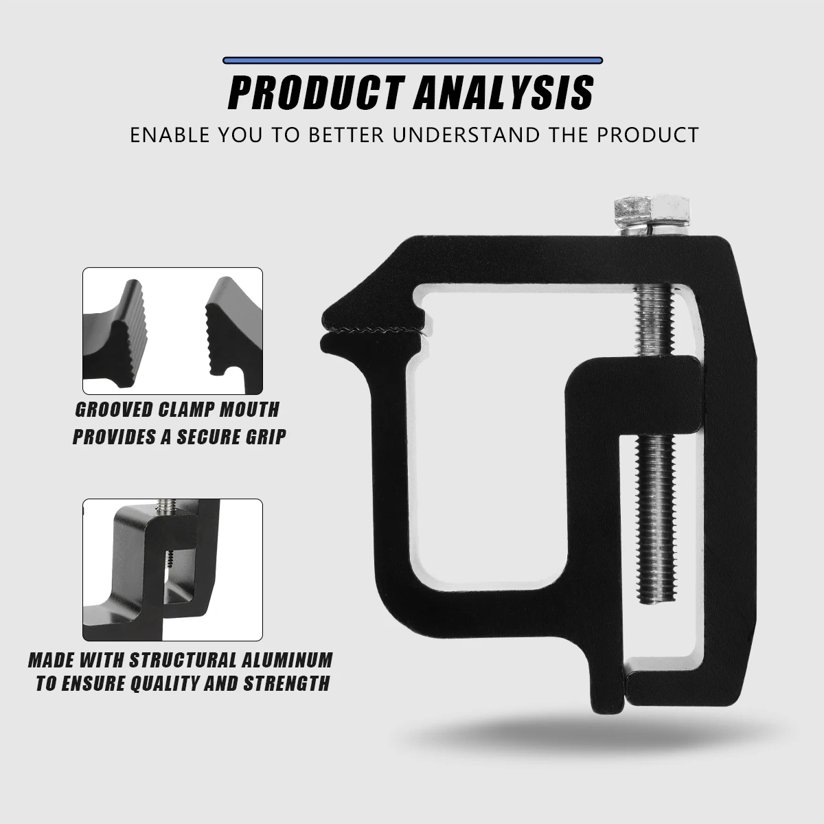General Purpose for Truck Top Cover Pickup Truck Camper Shell Mounting Clamp Fixed Mounting Bracket 1/2/4/6 pcs