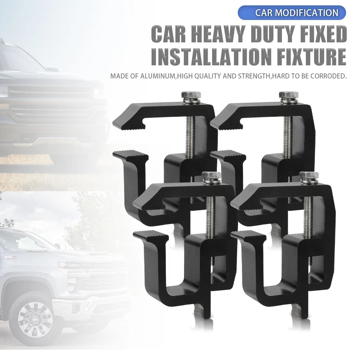 General Purpose for Truck Top Cover Pickup Truck Camper Shell Mounting Clamp Fixed Mounting Bracket 1/2/4/6 pcs