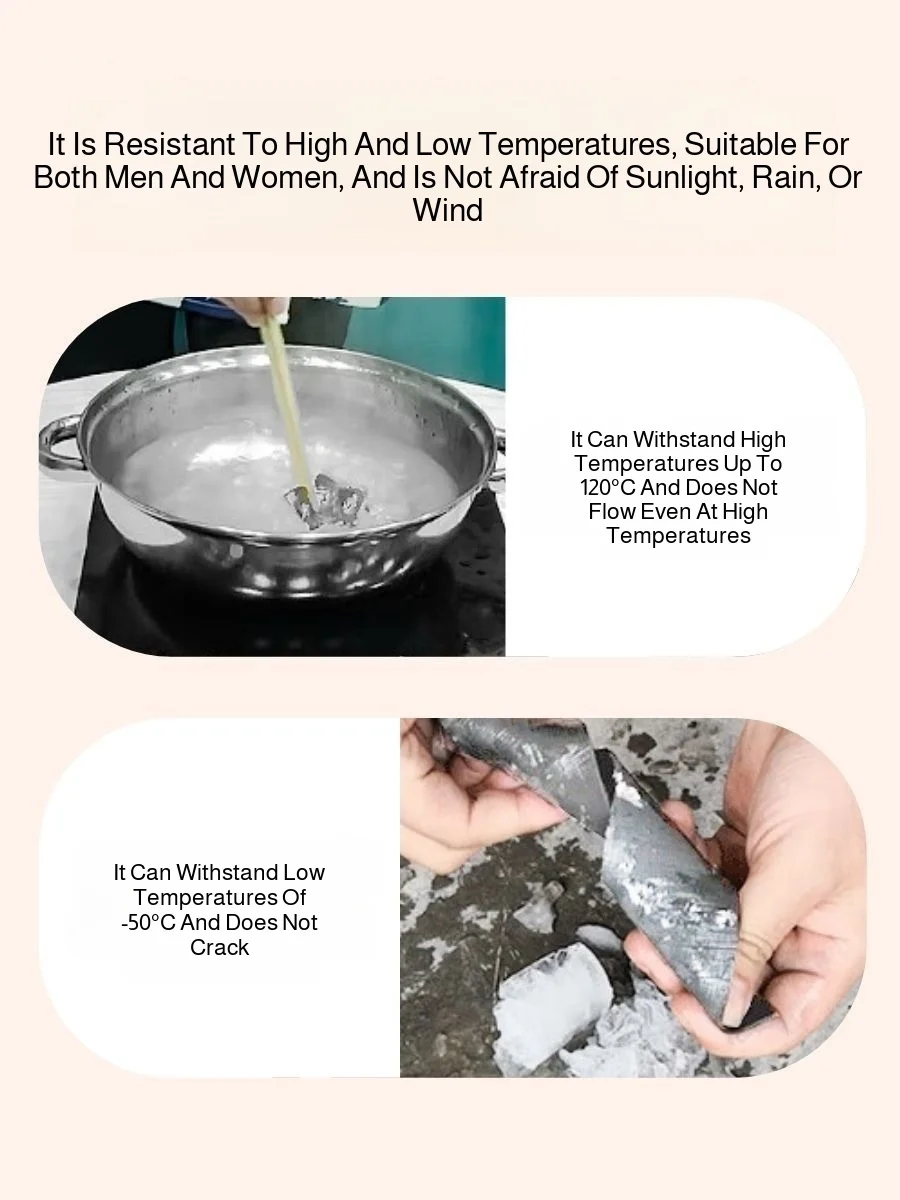 Waterproof Adhesive Leak Repair Concrete Crack Filler - Quick Setting High Strength Sealant for Roof Wall Floor Pool Leakage Fix