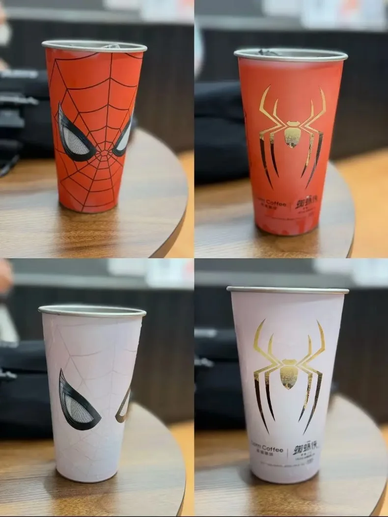 Presale Spider Man Collaboration A New Day Movie Themed Water Cup Limited Cold Change Cup Travel Mug Periphery Collection Gift
