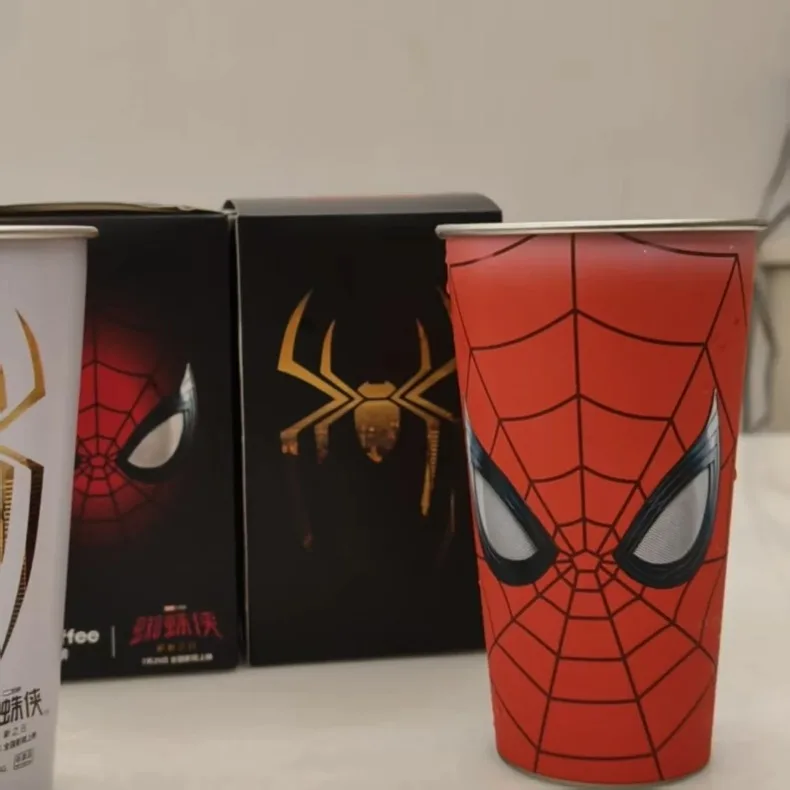 Presale Spider Man Collaboration A New Day Movie Themed Water Cup Limited Cold Change Cup Travel Mug Periphery Collection Gift