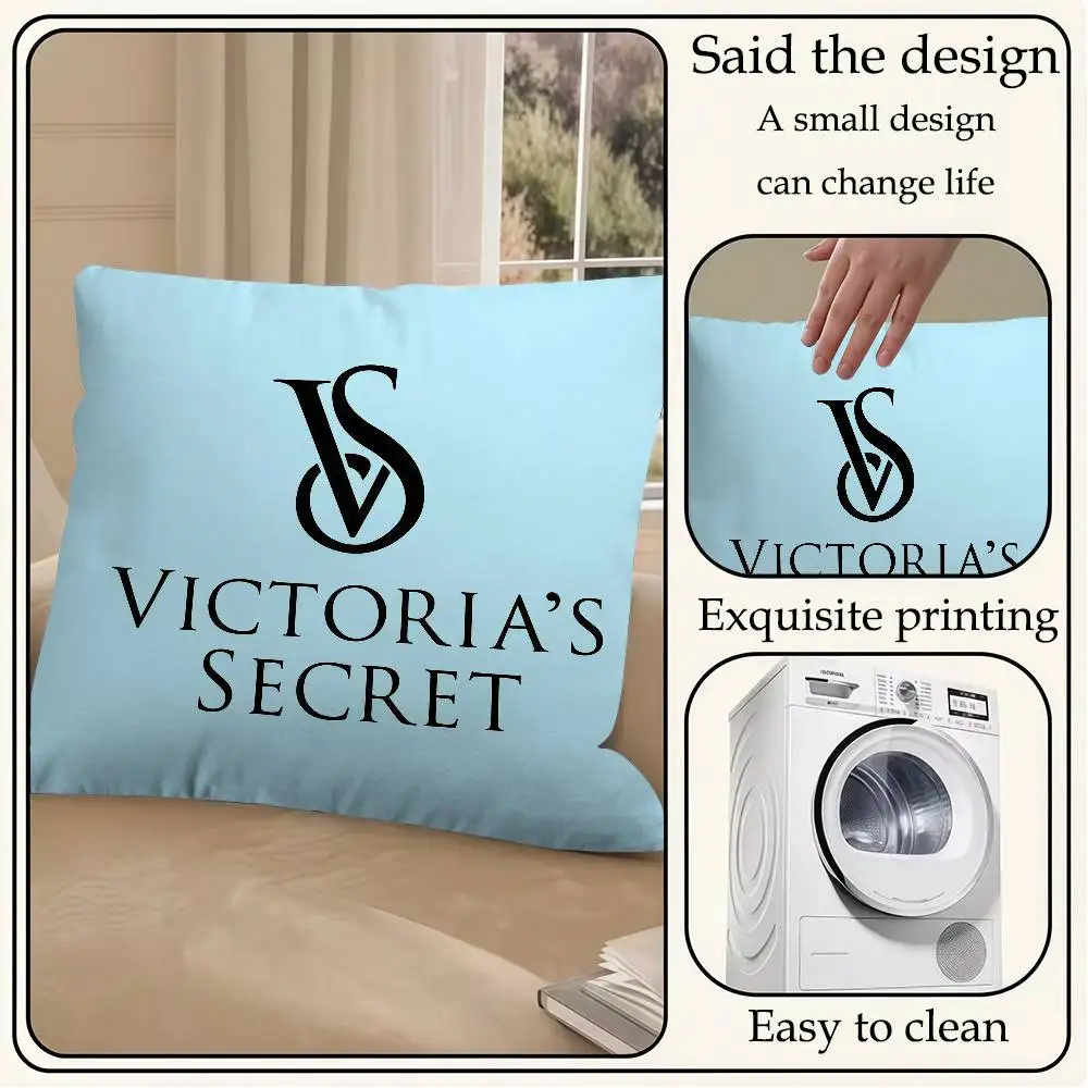 Pink Cushion Cover Decorative Pillow Sofa Home Decor Case Pillow Cases Fashion S-victorias S-secretS