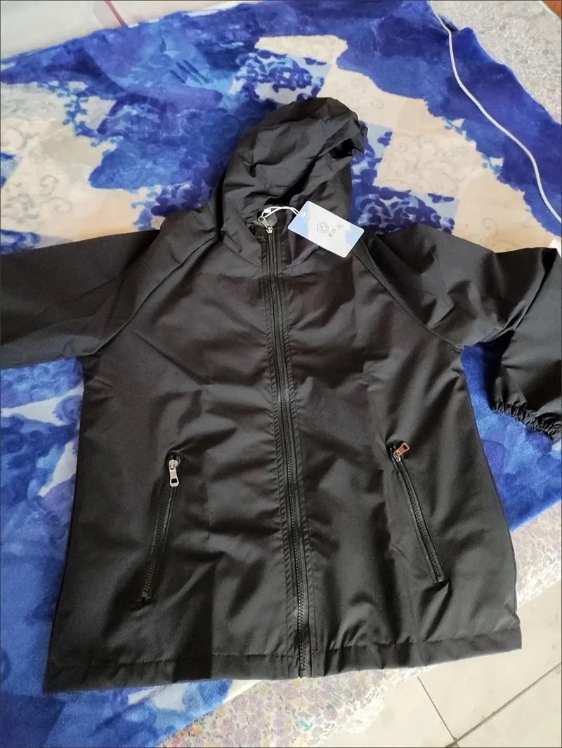 Thin Trench Coat Women Spring Autumn New Double Hooded Windbreaker Wind-Proof Waterproof Sports Outwear Female Fashion Joker Top