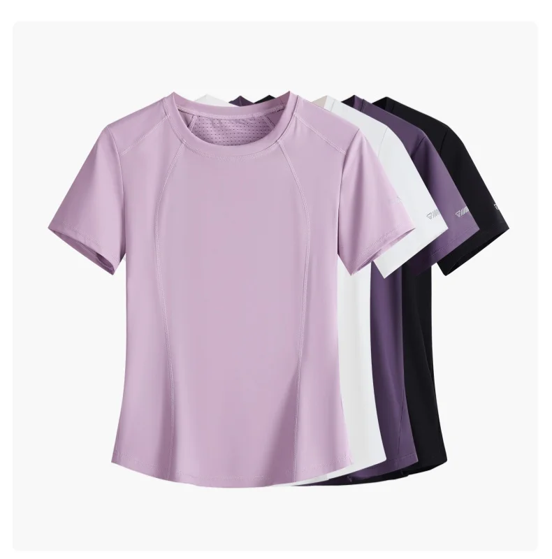 DRUR Loose Fit Summer Yoga Set Women 2 Piece Lightweight Breathable Sport Shirts Sweatpants Suit 2pcs Sportswear Outfit Yogawear