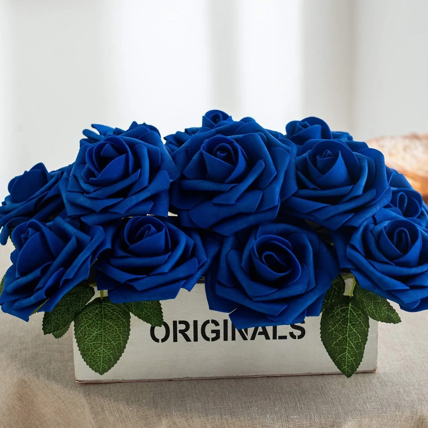 10~100pcs Rose Artificial Flowers Foam Fake Roses Wedding Bouquets Centerpieces Mothers Day Valentines Gifts Party Decoration