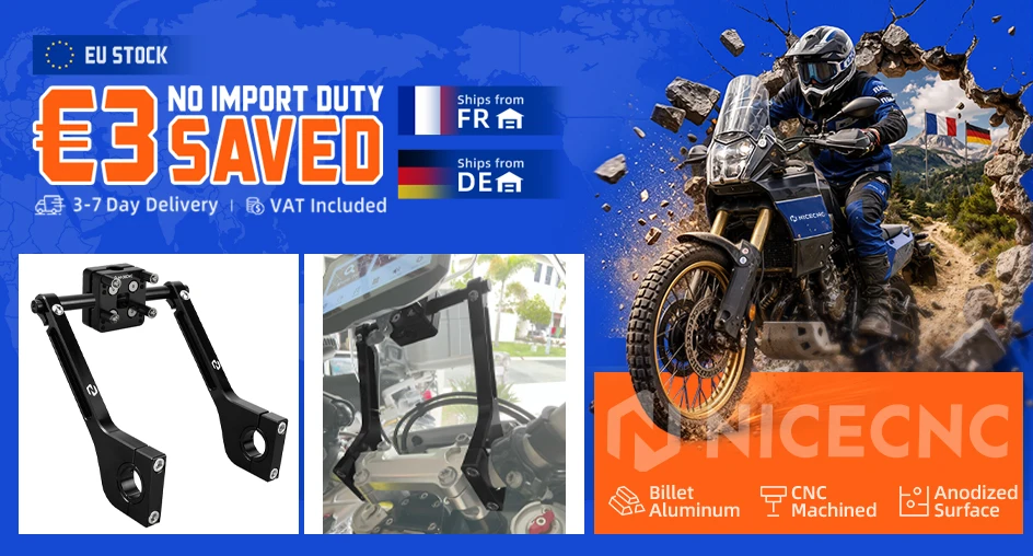 For KTM 690 125-530 SX XC EXC SXF EXCF TPI XCF XCW GPS Navigator Roadbook AMPS Mount Brackets for Husqvarna Beta Sherco GasGas