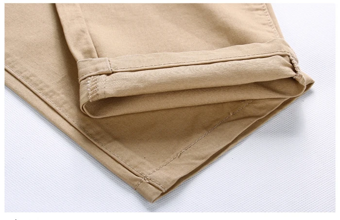 2024 Spring Autumn New Casual Pants Men Cotton Slim Fit Chinos Fashion Trousers Male Brand Clothing Plus Size 8 Colour