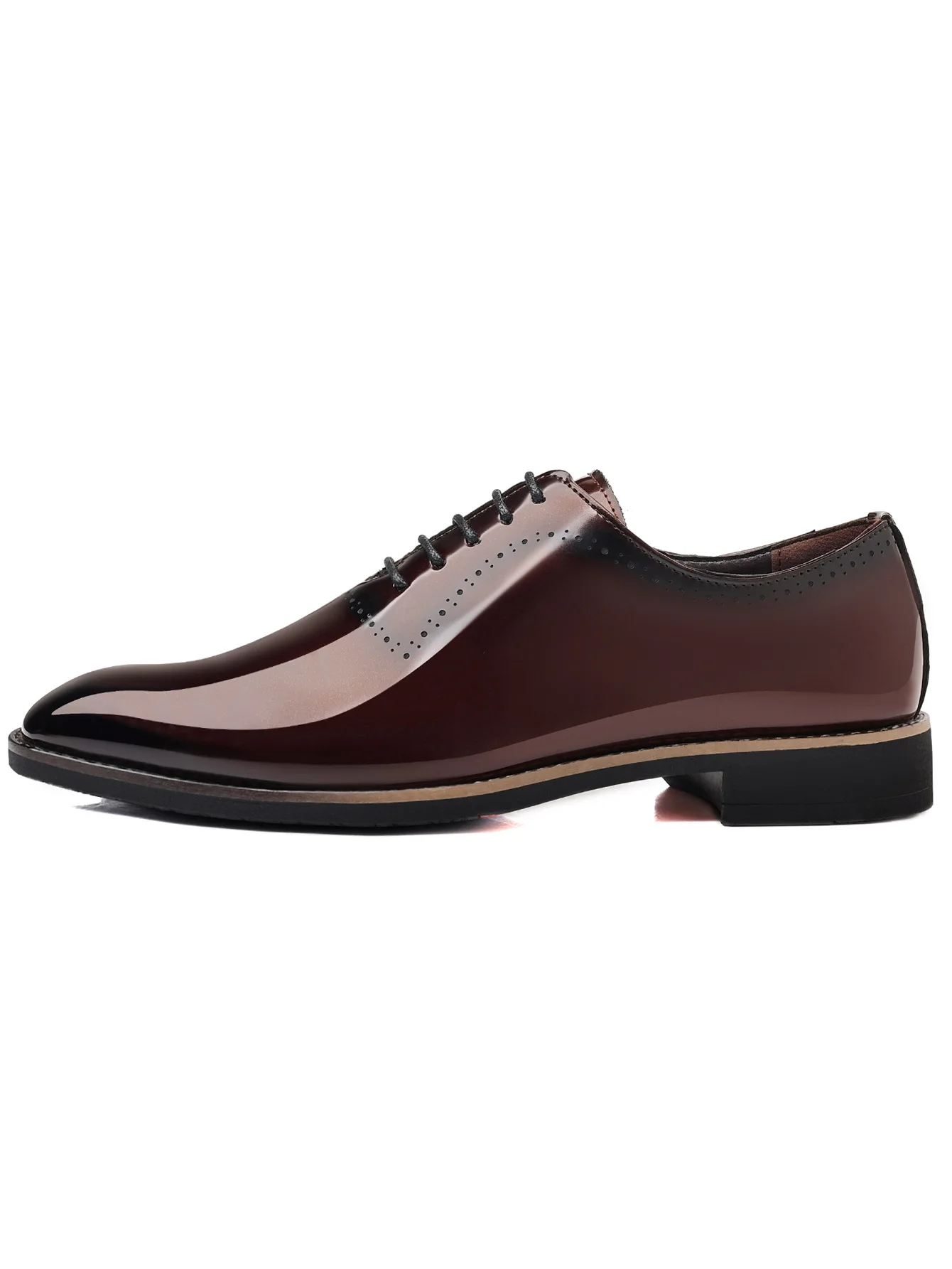 Luxury Men Oxford Shoes High Quality Patent Leather Men Shoes Comfortable Dress Wedding Party Shoes Classic Business Formal Shoe
