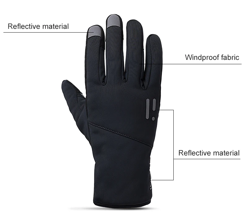 INBIKE Winter Cycling Gloves for Men Women Warm Fleece Biking Glove for Riding Bicycle Gloves Waterproof Touchscreen Accessories