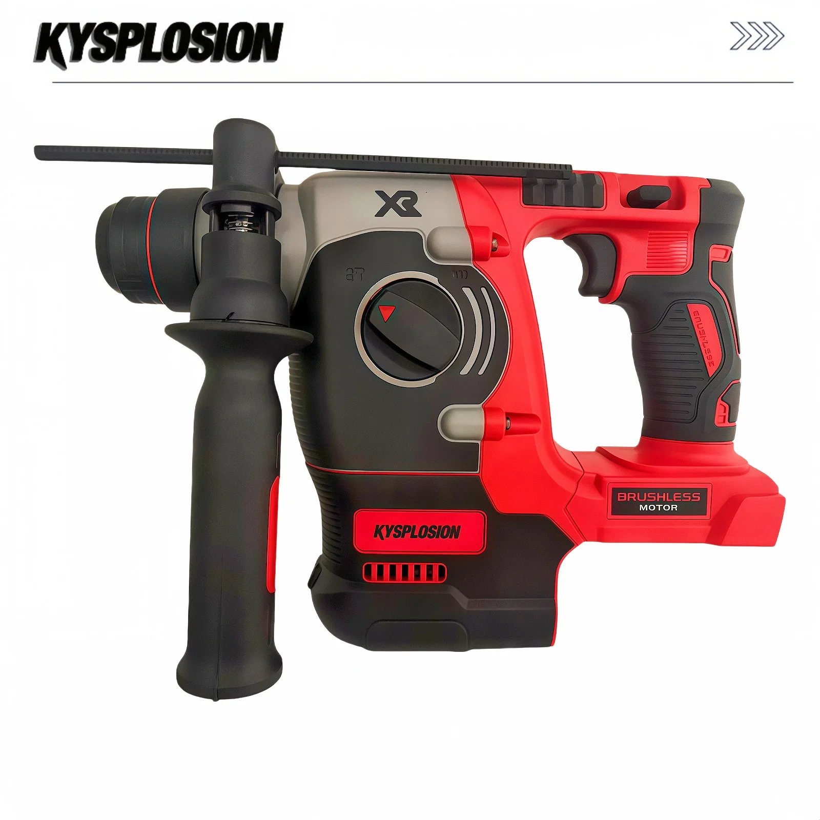 Brushless 2 Modes Rotary Impact Hammer Drill SDS Metal Concrete Breaker Jackhammer Electric Tool for Milwaukee M18 Battery