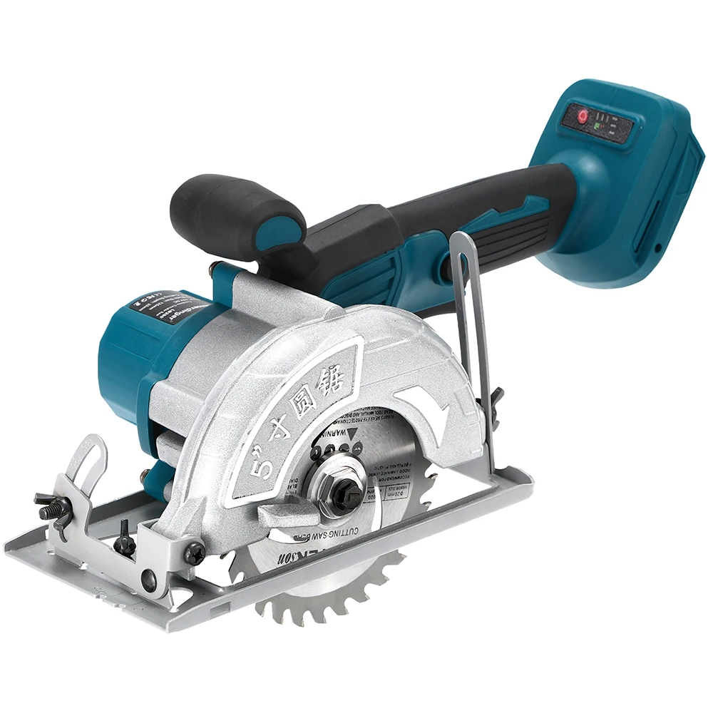 5-Inch Cordless Circular Saw for Makita Battery(Not Inclued), Adjustable Electric Saw for Wood And Stone,Tool Only