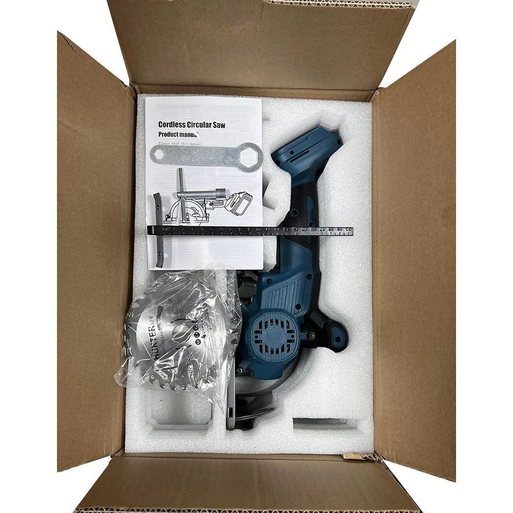 5-Inch Cordless Circular Saw for Makita Battery(Not Inclued), Adjustable Electric Saw for Wood And Stone,Tool Only