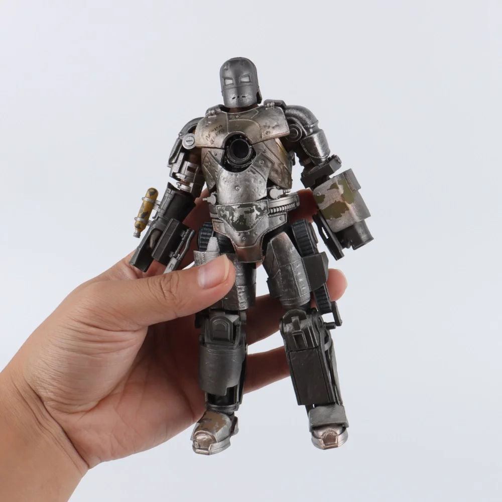 ZD Toys Iron Man Series Joint Movable MK1 MK2 MK3 MK4 MK5 MK6 MK7 MK42 MK43 MK50 Movie Action Figure 7 Inches Mark Dolls