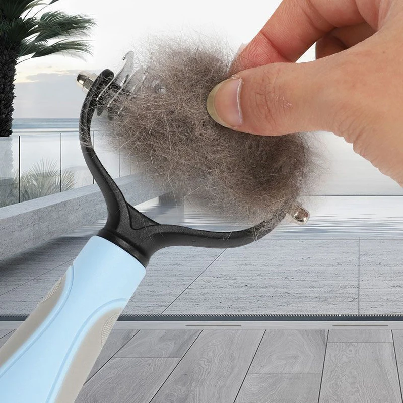 Professional Pet Deshedding Brush Dog Cat Grooming Tool Hair Fur Remover Undercoat Knot Cutter Comb for Puppy Shedding Supplies