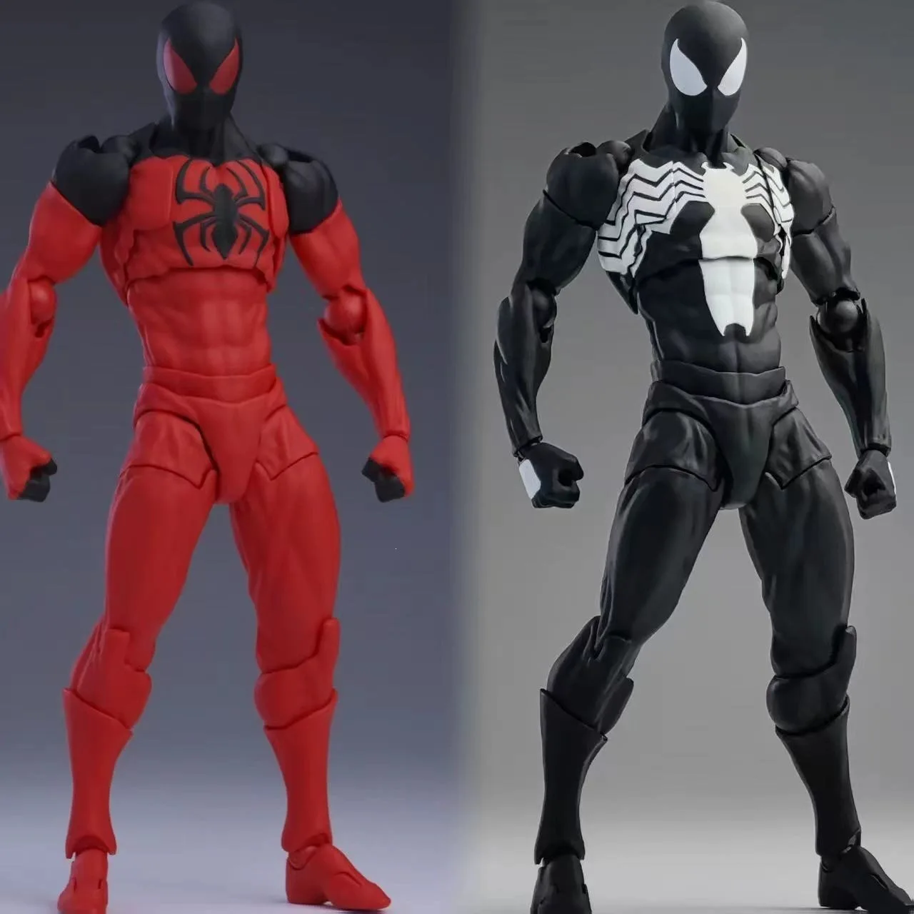 Spider Man Venom Symbiote Action Figure Movable Joints Collectible Model Desktop Decoration For Adult Hobby Display