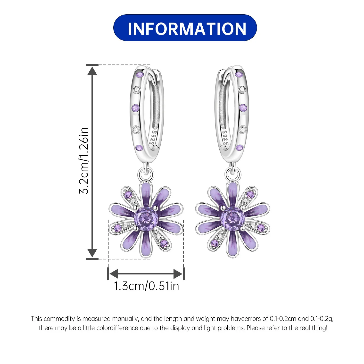 Orstarry 925 Sterling Silver Wings Guardian Love Heart Drop Earrings Women Earrings Charm Trend Versatile Party Jewelry Gifts