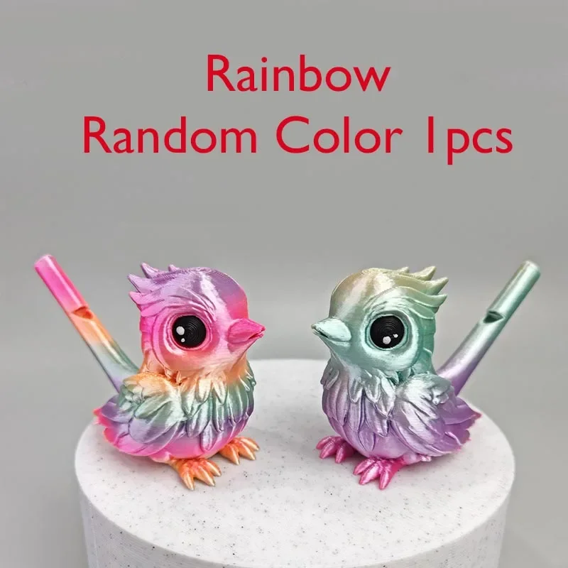 3D Water Bird Whistle for Infants Children Toys Bird's Call for Babies Can Add Water To Whistle for Training Musical Instrume
