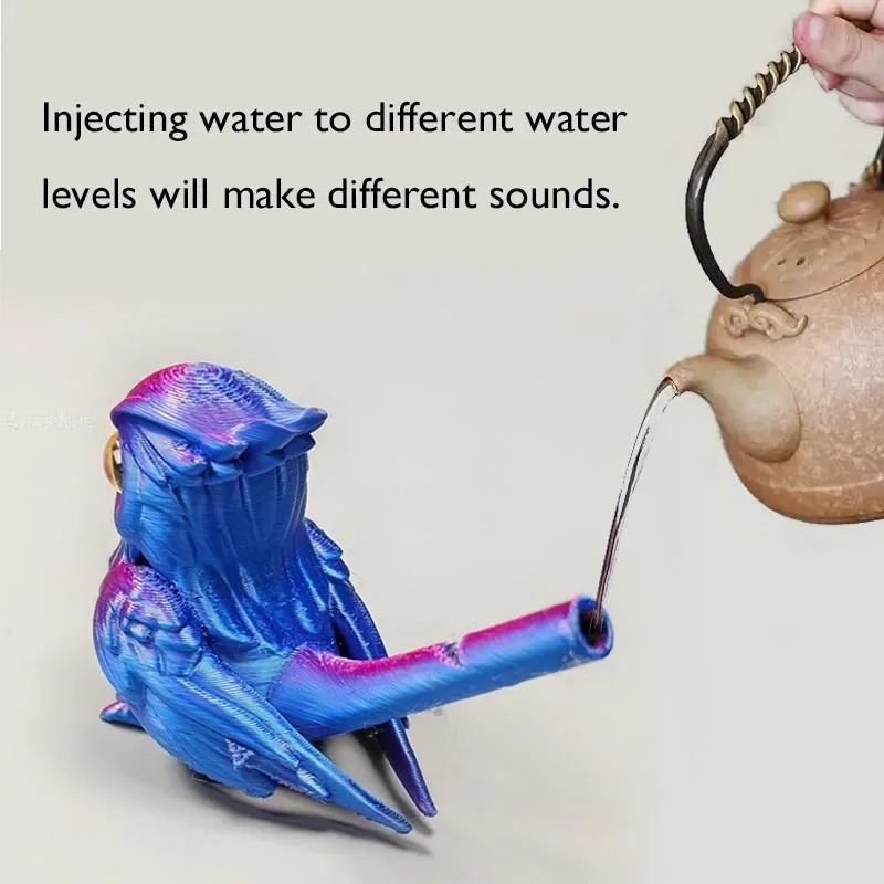 3D Water Bird Whistle for Infants Children Toys Bird's Call for Babies Can Add Water To Whistle for Training Musical Instrume
