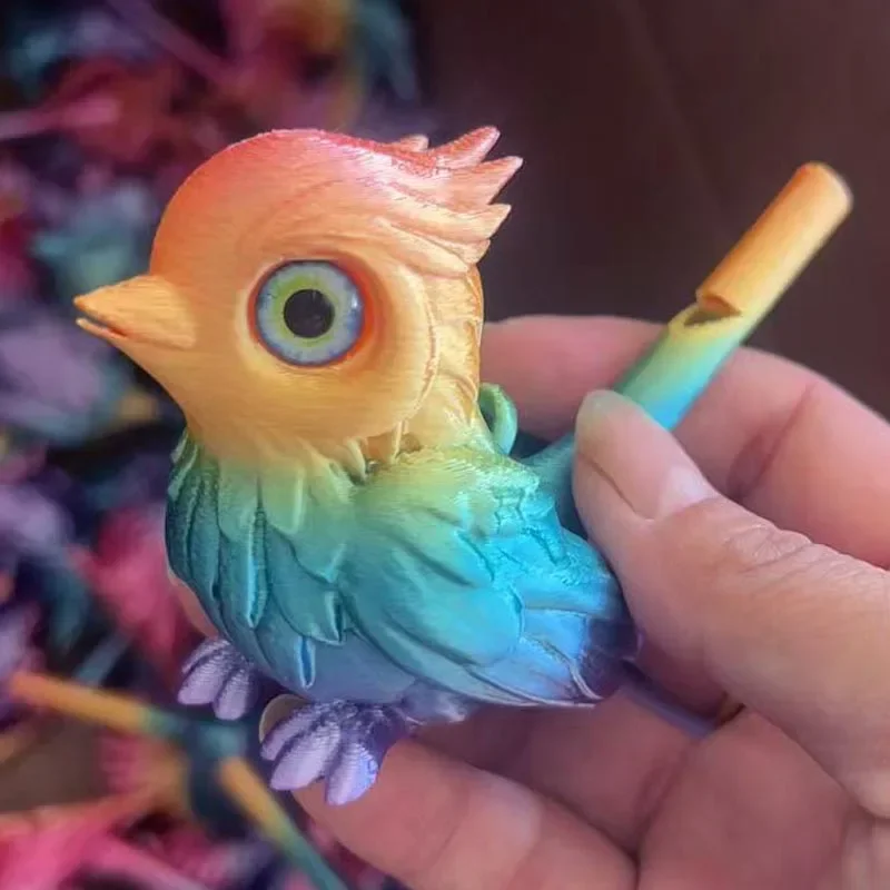 3D Water Bird Whistle for Infants Children Toys Bird's Call for Babies Can Add Water To Whistle for Training Musical Instrume