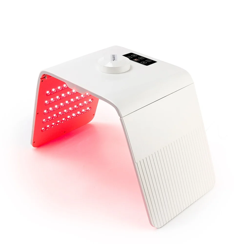 Foldable 7 Color LED Photon Facial Body Beauty Machine Skin Rejuvenation Light Nano Spray Equipment Home Skin Care SPA Instrument