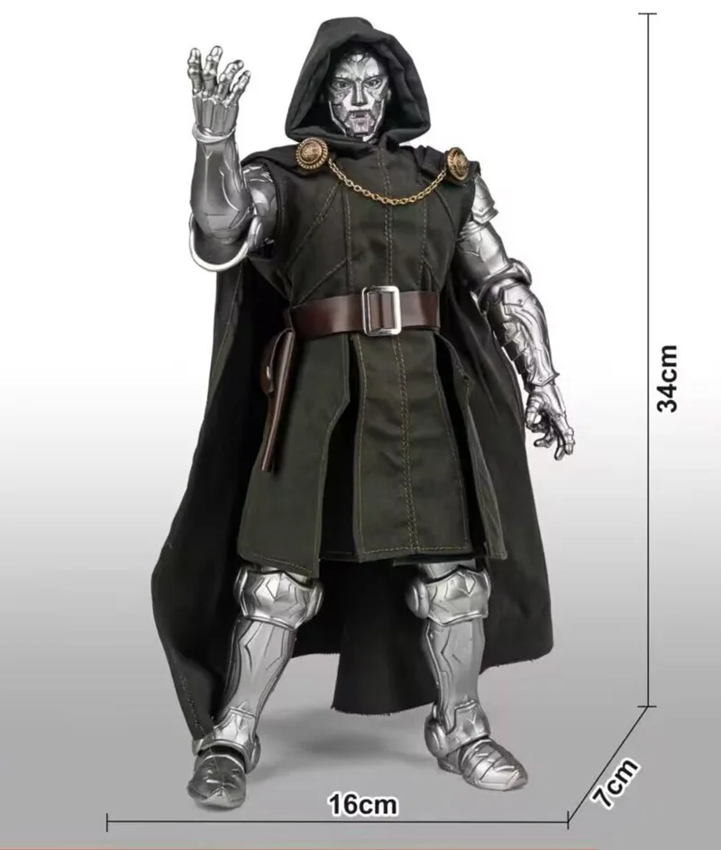 Doctor Doom Articulated Figure Models Toys 34cm