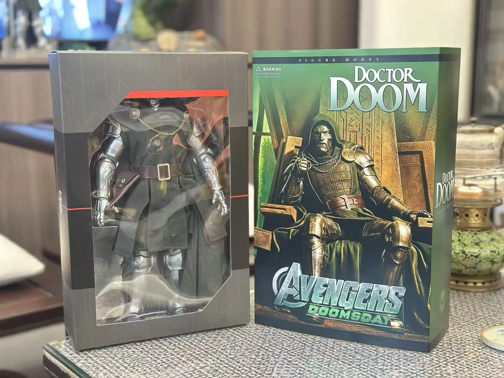 Doctor Doom Articulated Figure Models Toys 34cm