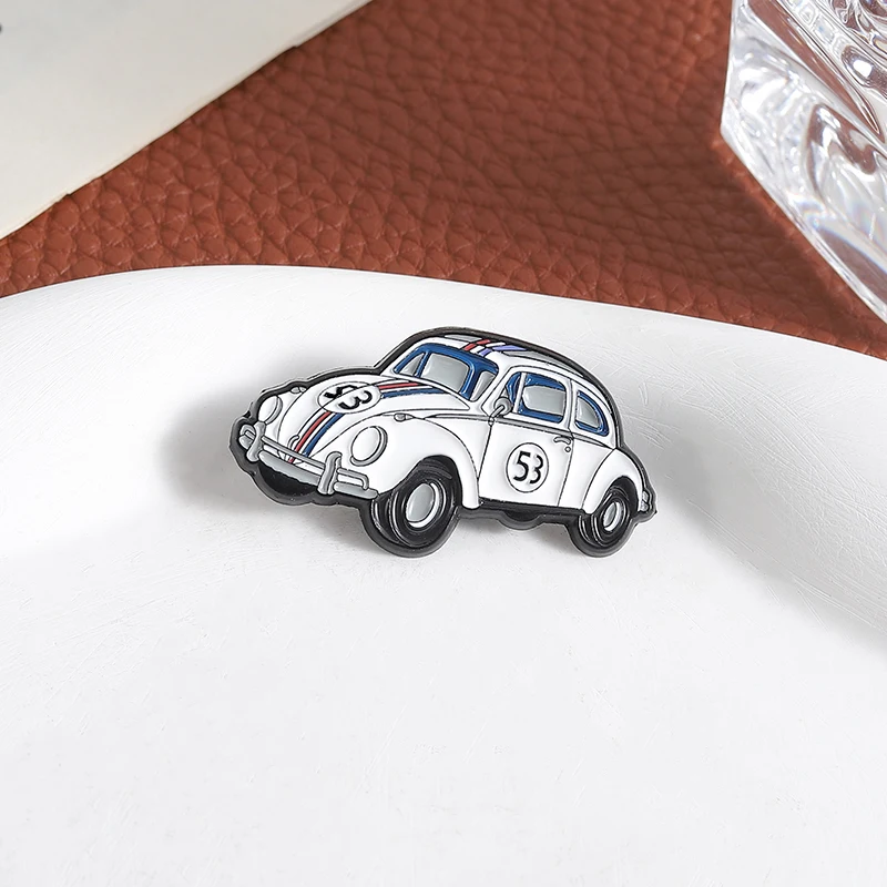 Music Album Car Cover Brooch Enamel Pins Creative Retro 53 Car Brooches Backpack Lapel Badge Funny Jewelry Gift for Fans Friends