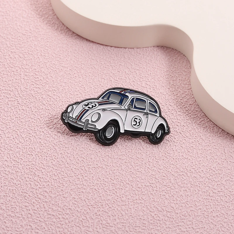 Music Album Car Cover Brooch Enamel Pins Creative Retro 53 Car Brooches Backpack Lapel Badge Funny Jewelry Gift for Fans Friends
