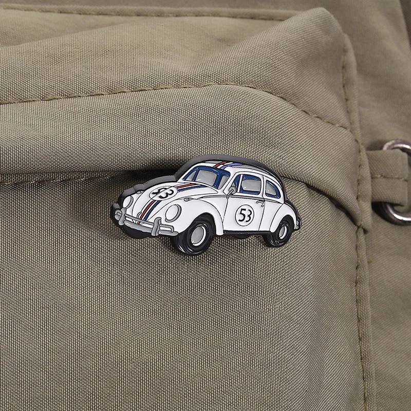 Music Album Car Cover Brooch Enamel Pins Creative Retro 53 Car Brooches Backpack Lapel Badge Funny Jewelry Gift for Fans Friends