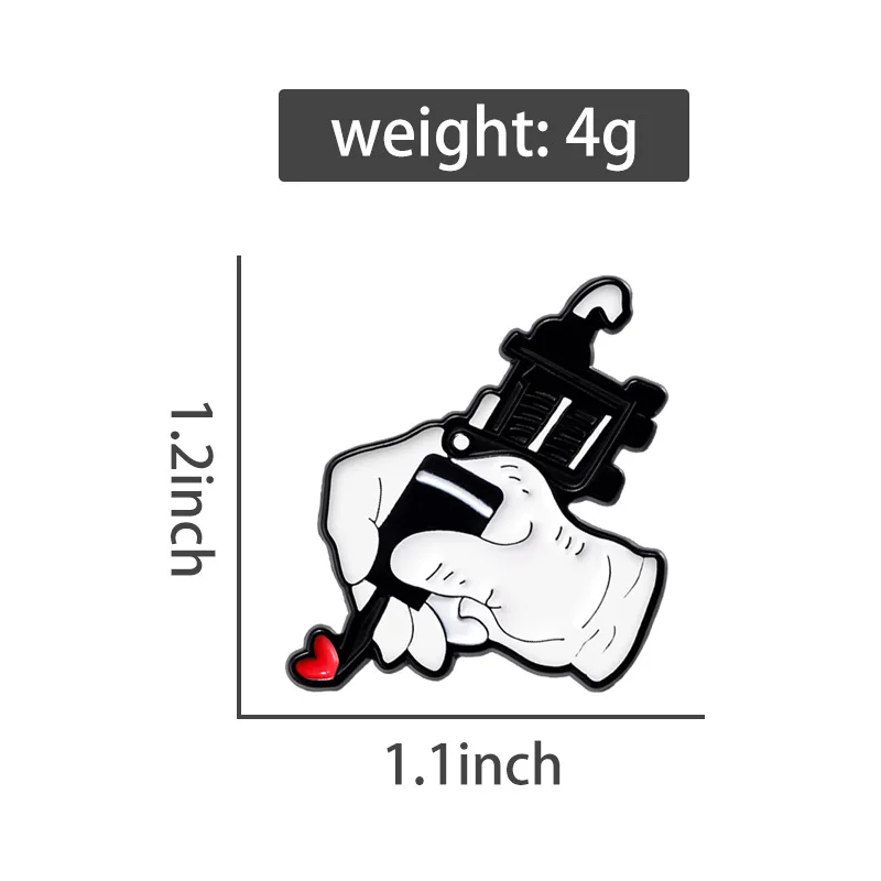 Cartoon Machine Metal Brooch Car Sewing Machine Phone Music CD Typewriter Camera Ruler Storage Card Badge Punk Pins Jewelry Gift