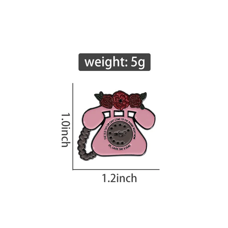 Cartoon Machine Metal Brooch Car Sewing Machine Phone Music CD Typewriter Camera Ruler Storage Card Badge Punk Pins Jewelry Gift