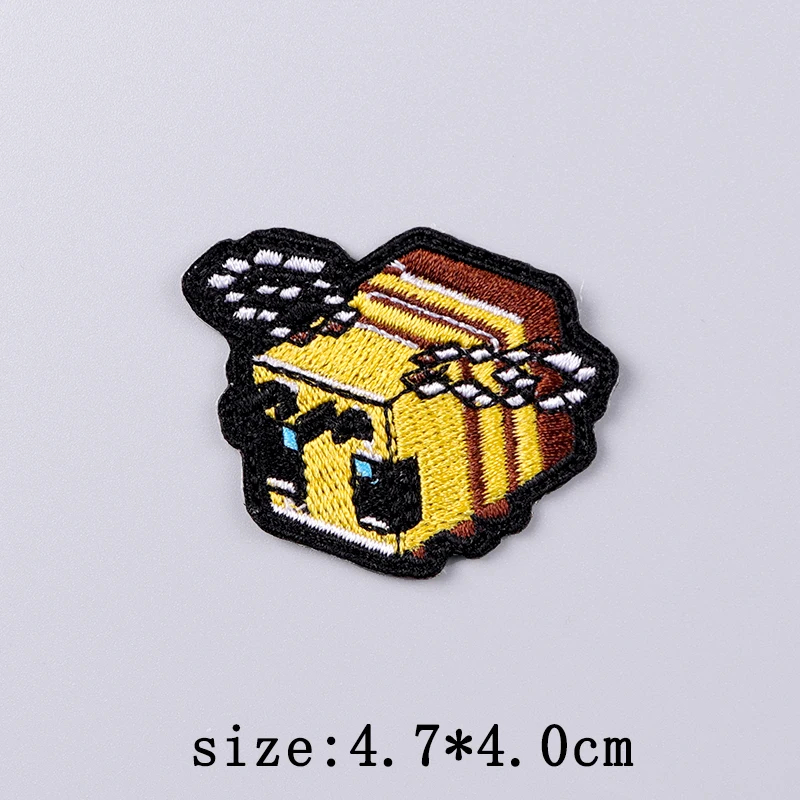 Bad Bunny Patches For Clothing Singer Embroidery Patch Iron On Patches For Clothes Hip Hop Punk Sewing/Fusible Patch Stickers