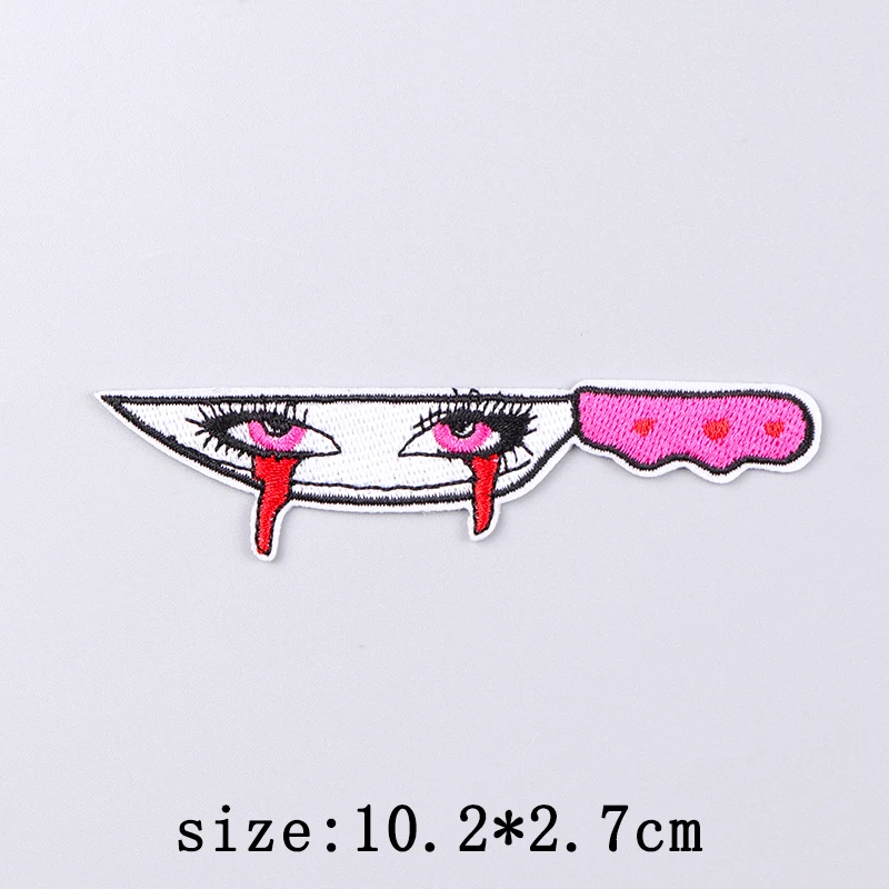 Bad Bunny Patches For Clothing Singer Embroidery Patch Iron On Patches For Clothes Hip Hop Punk Sewing/Fusible Patch Stickers