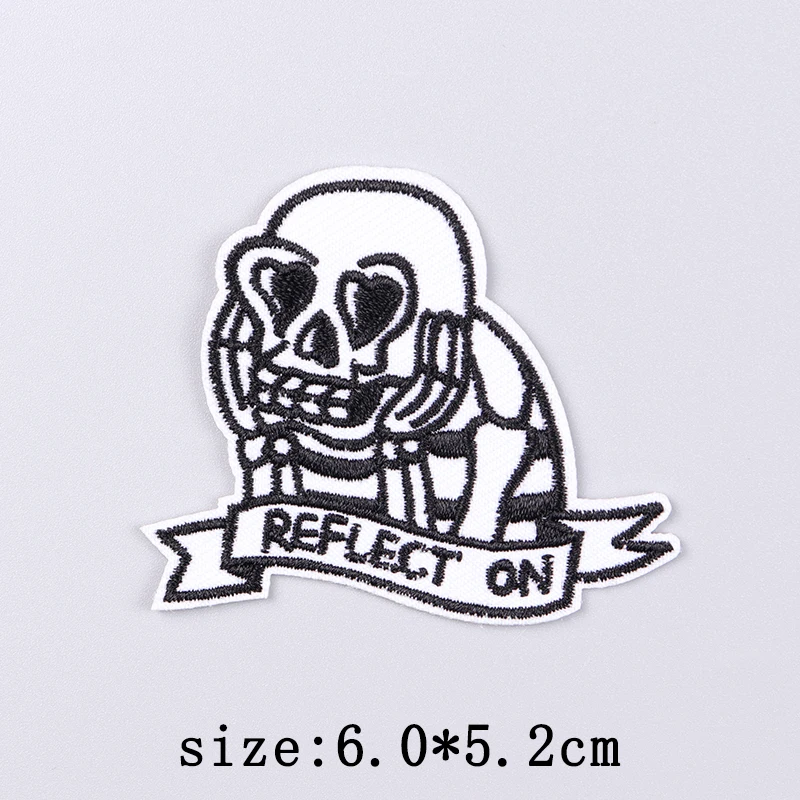 Bad Bunny Patches For Clothing Singer Embroidery Patch Iron On Patches For Clothes Hip Hop Punk Sewing/Fusible Patch Stickers