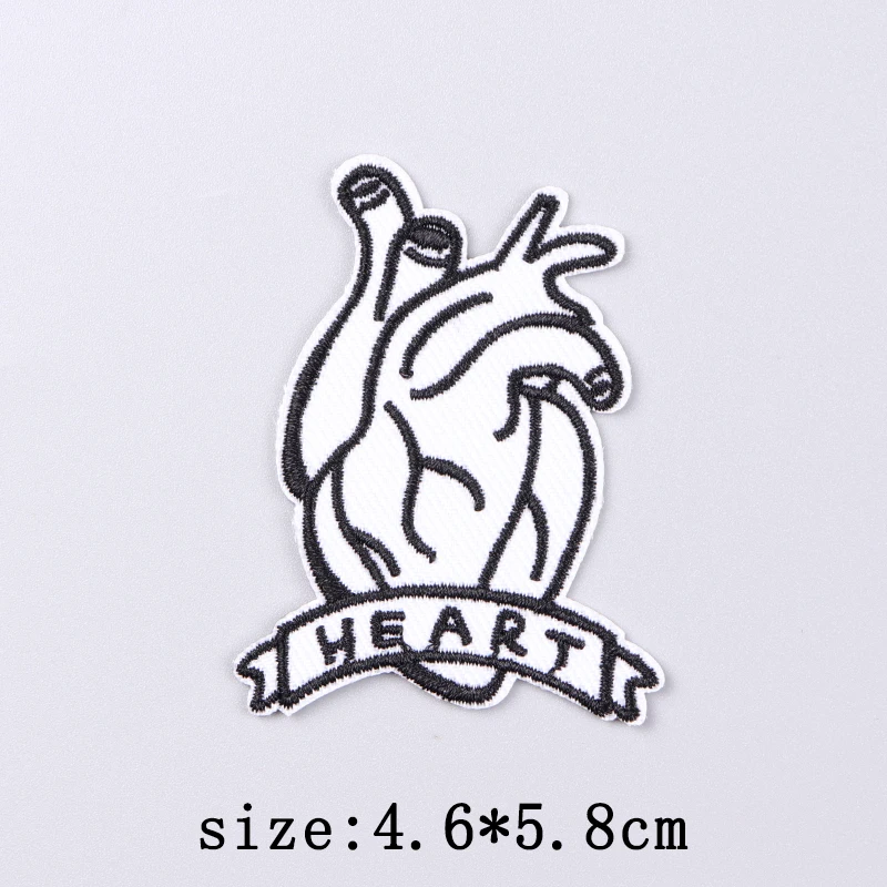Bad Bunny Patches For Clothing Singer Embroidery Patch Iron On Patches For Clothes Hip Hop Punk Sewing/Fusible Patch Stickers