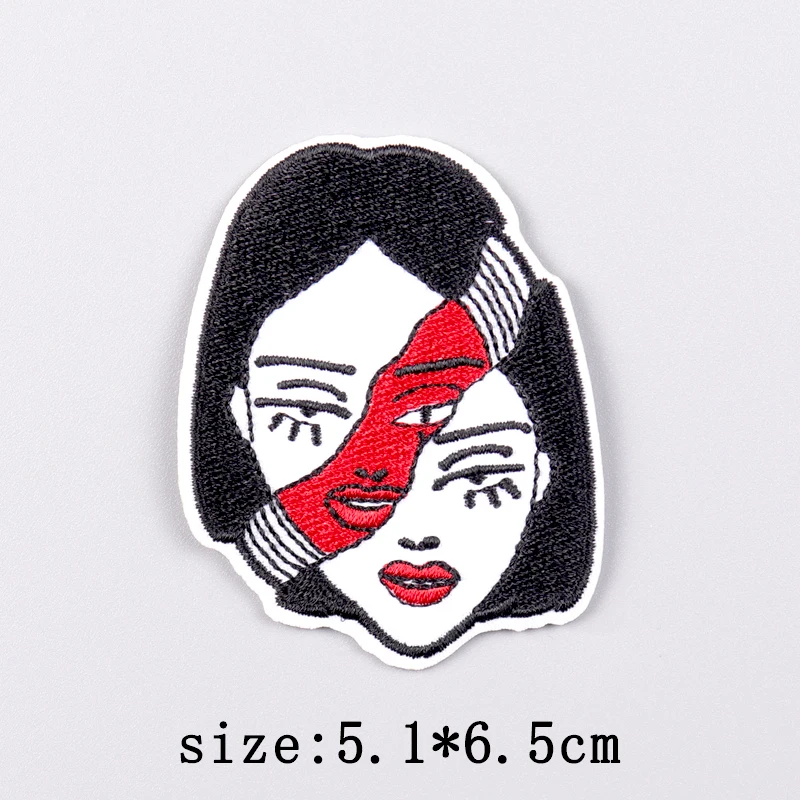 Bad Bunny Patches For Clothing Singer Embroidery Patch Iron On Patches For Clothes Hip Hop Punk Sewing/Fusible Patch Stickers