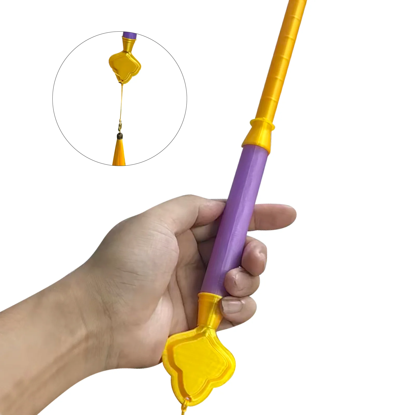 Cosplay Mira Long Sword Costume Accessory, Lighted Colorful Blade, 3D Printed Arm Prop, Halloween Carnival Party Gift