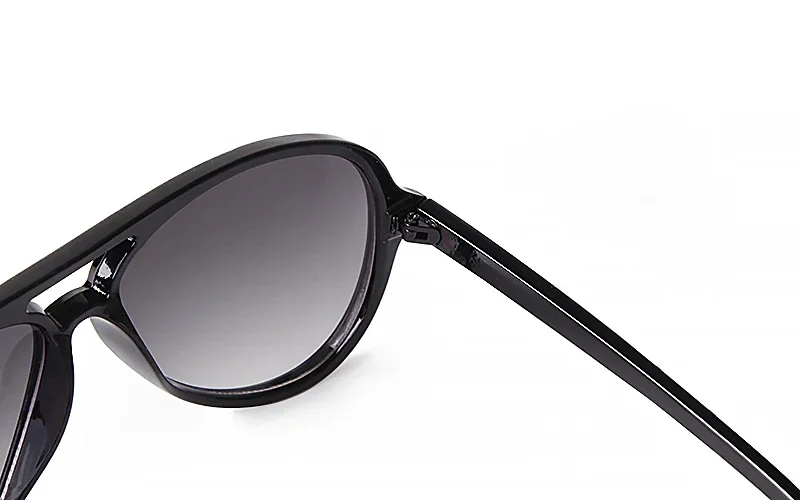 Trendy Gradient Blue Lens Oversized Pilot Sunglasses Women Brand Design Vintage Tortoise Shell Aviation Men Shades Sun Glasses