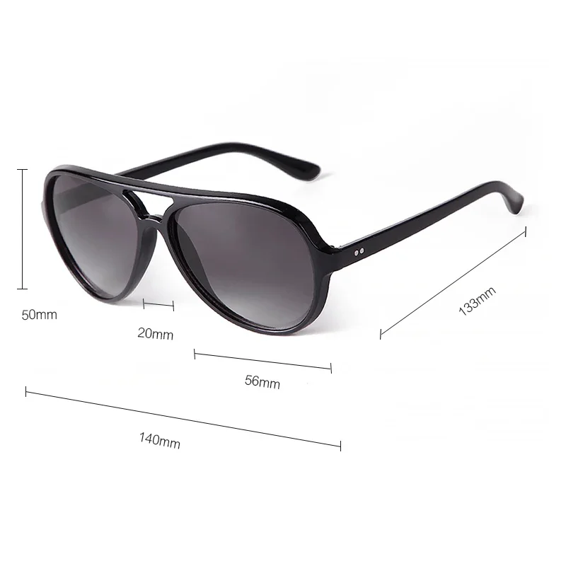 Trendy Gradient Blue Lens Oversized Pilot Sunglasses Women Brand Design Vintage Tortoise Shell Aviation Men Shades Sun Glasses