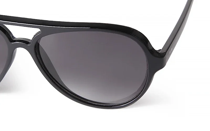 Trendy Gradient Blue Lens Oversized Pilot Sunglasses Women Brand Design Vintage Tortoise Shell Aviation Men Shades Sun Glasses