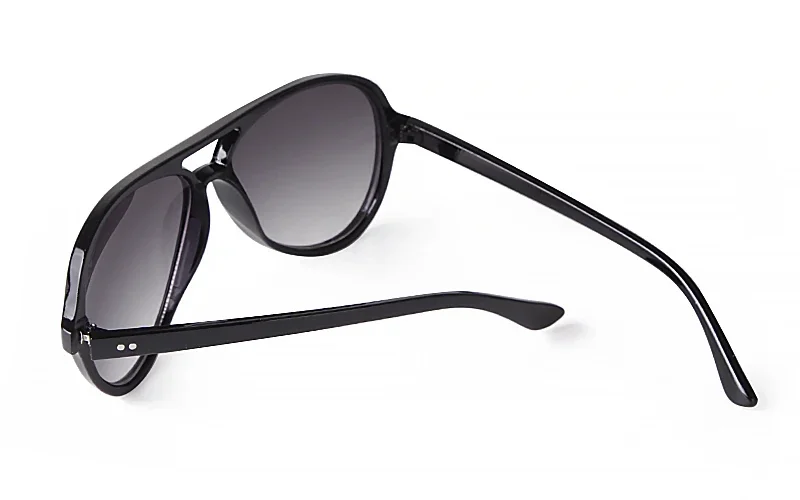 Trendy Gradient Blue Lens Oversized Pilot Sunglasses Women Brand Design Vintage Tortoise Shell Aviation Men Shades Sun Glasses