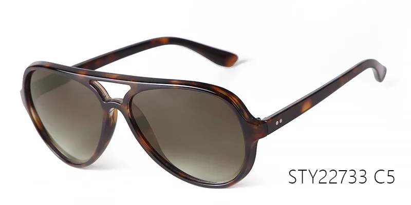 Trendy Gradient Blue Lens Oversized Pilot Sunglasses Women Brand Design Vintage Tortoise Shell Aviation Men Shades Sun Glasses