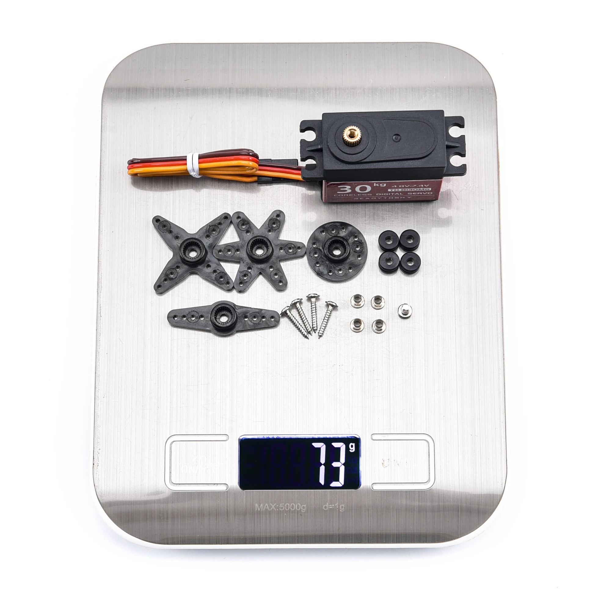 Waterproof 180/270/360 Degree 20KG 25KG 30kg 35kg 60kg Large Torque Digital Coreless Servo Aluminium Metal Gears 25T Arm RC Car