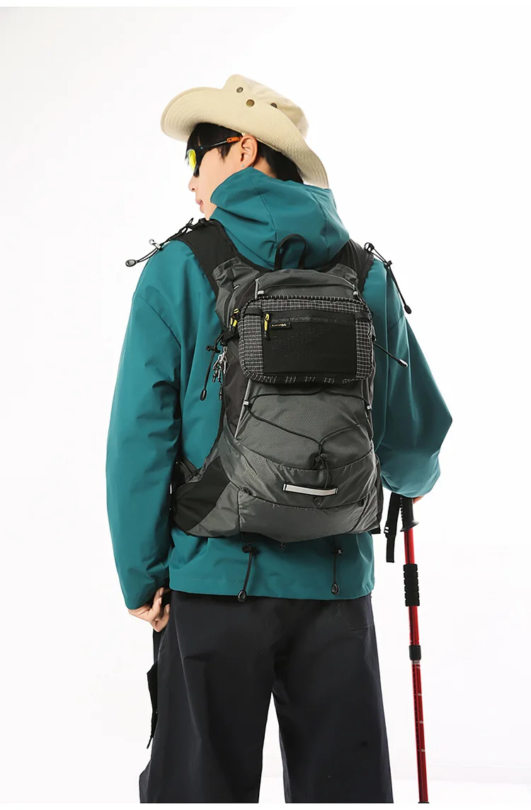 Outdoor Lightweight Waist Pack Tactical Crossbody Pouch Side Pockets WaterProof Hiking and Adventure Chest Packhanging Bag