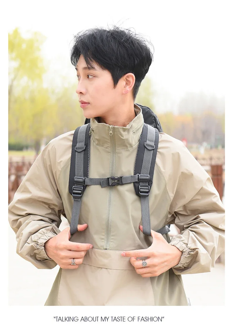 Travel Backpack Men's and Women's Outdoor Mountaineering Bag Large Capacity Waterproof Sports Camping Hiking Luggage Storage Bag